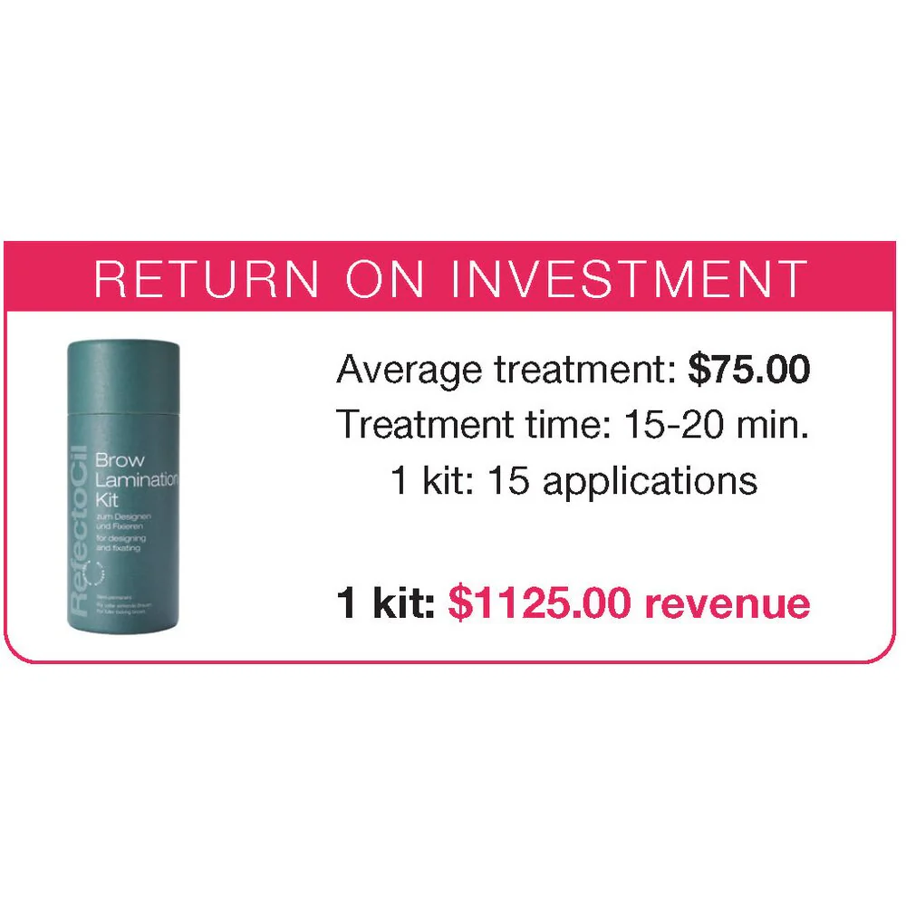 Brow Lamination Kit / 15 Treatments - Our Best-Selling Brow Lamination Kit by Refectocil - Image 8