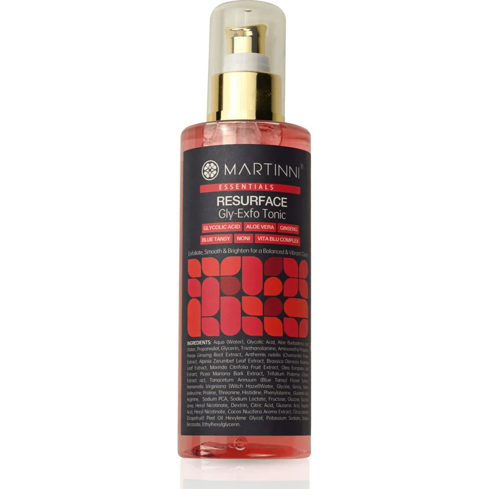 Radiant Glow Brightening Essence (formerly Resurface Gly-Exfo Tonic) for Improving Skin Tone / 8.5 fl oz. x 3 Bottles by Martinni