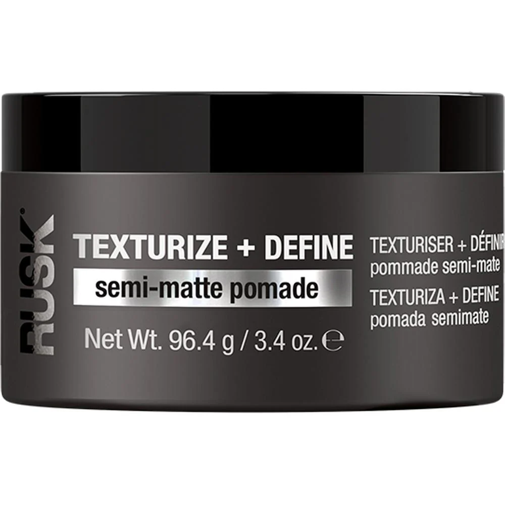 Rusk Semi Matte Pomade Texturize + Define / 3.4 oz.