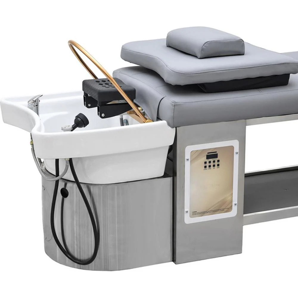 Salem Head Spa with Steam Therapy Treatment Bed / Grey by Hans Equipment - Image 5