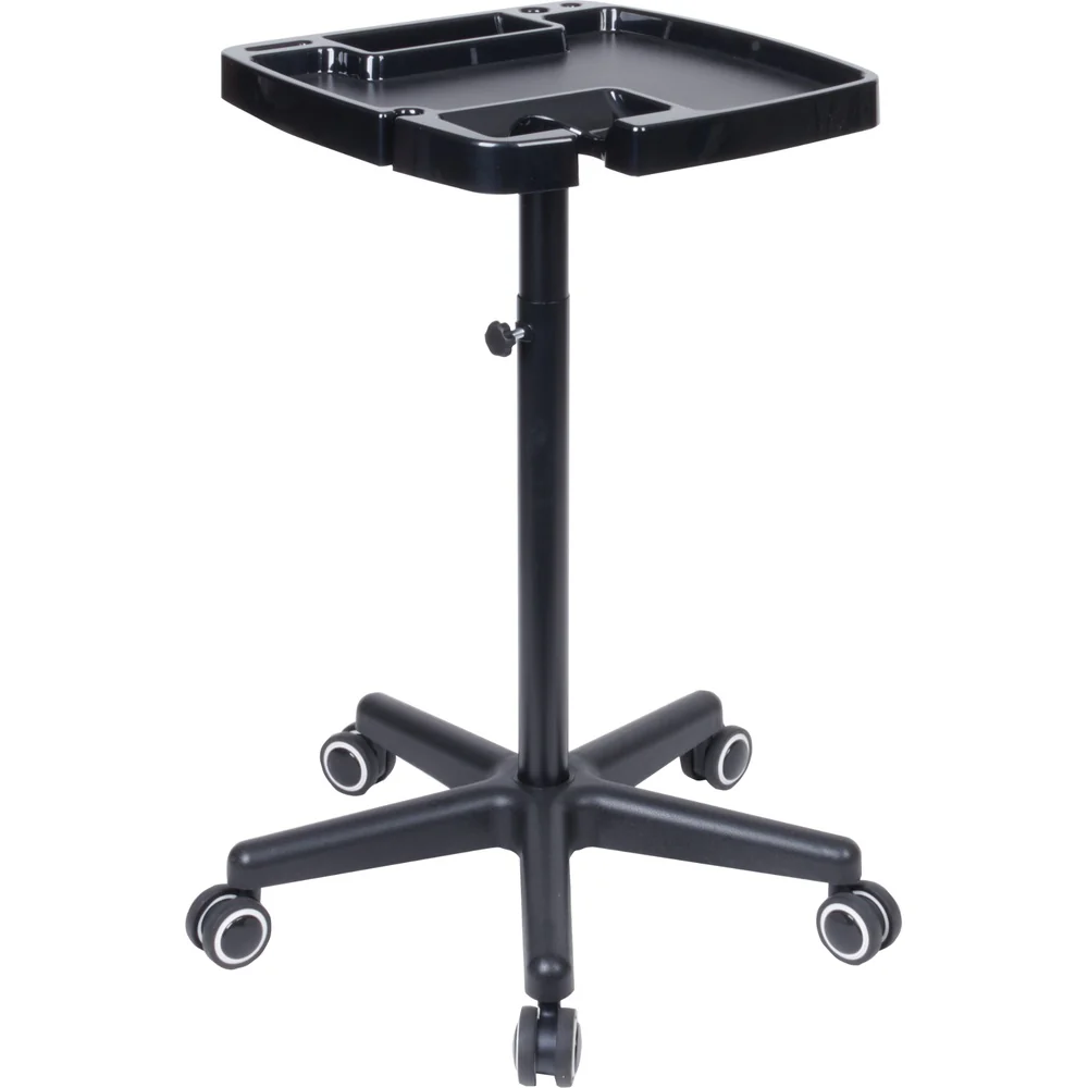 Salon Service Tray / Height 23" to 37"H, Size 12-1/2"L x 15-1/2"W by Celebrity