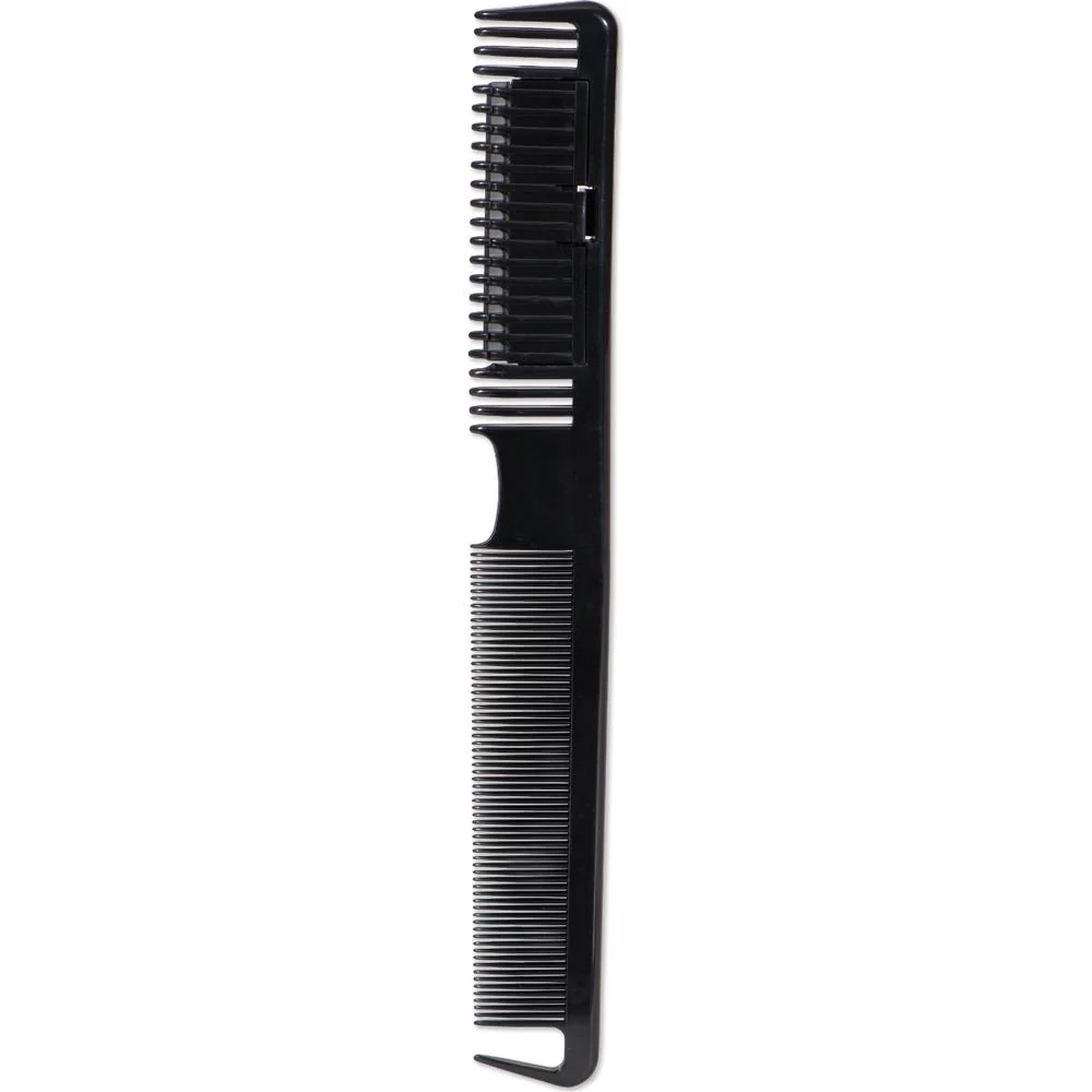 Scalpmaster - 2-in-1 Razor Comb - 8-7/8" Long with 5 Blades - Ideal for Trimming and Styling Hair