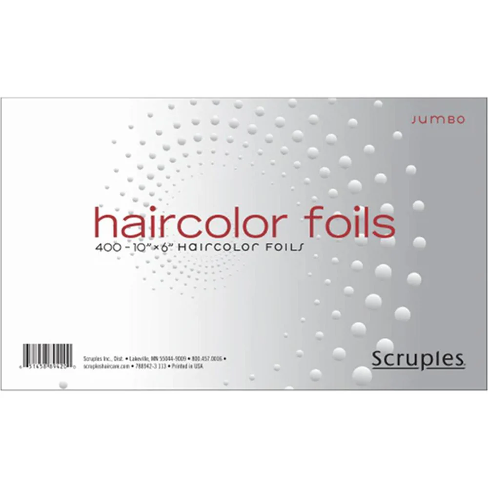 Scruples Haircolor Jumbo Foils - Pre-Cut 10" x 6" / 400 Pack