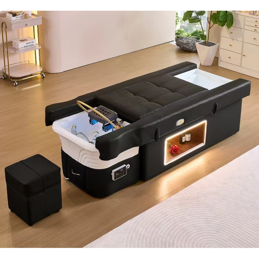Seren All-in-1 Japanese Head Spa Shampoo Massage Table / Scalp Treatments, Massage, Facials, and Pedicures All in One Table by Meishida - Image 7