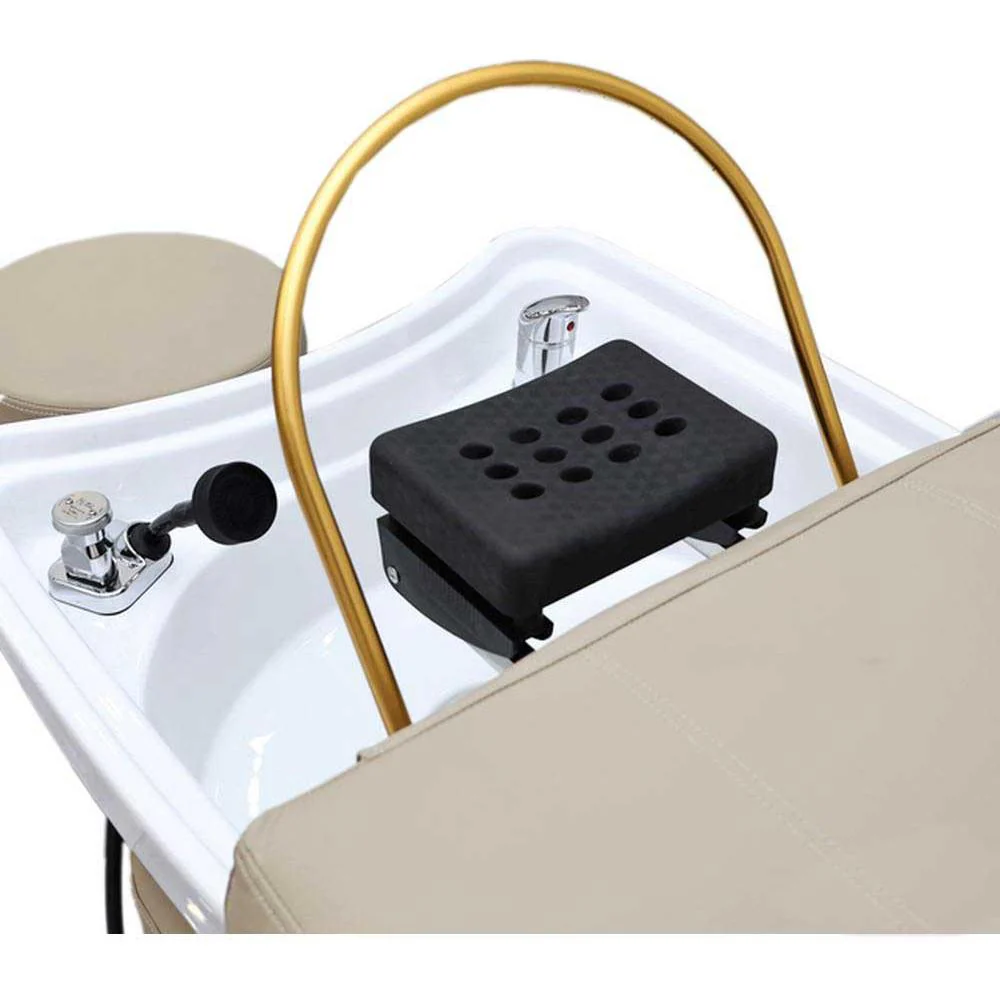 Shanti Head Spa Treatment Bed with Steam Therapy / American Khaki by Hans Equipment - Image 5