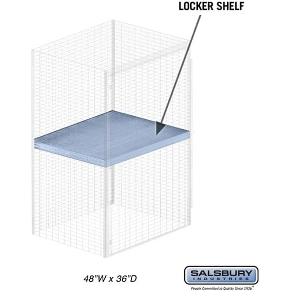 Shelf - for Bulk Storage Locker - 48" Wide - 36" Deep by Salsbury