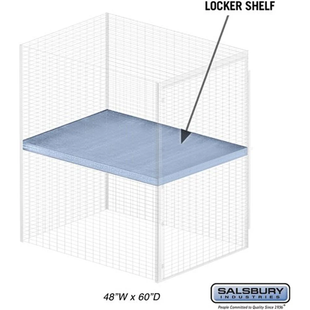 Shelf - for Bulk Storage Locker - 48" Wide - 60" Deep by Salsbury