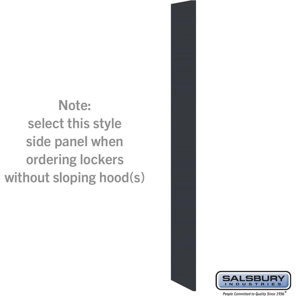 Side Panel - for 15 Inch Deep Premier Wood Locker - without Sloping Hood by Salsbury - Image 3