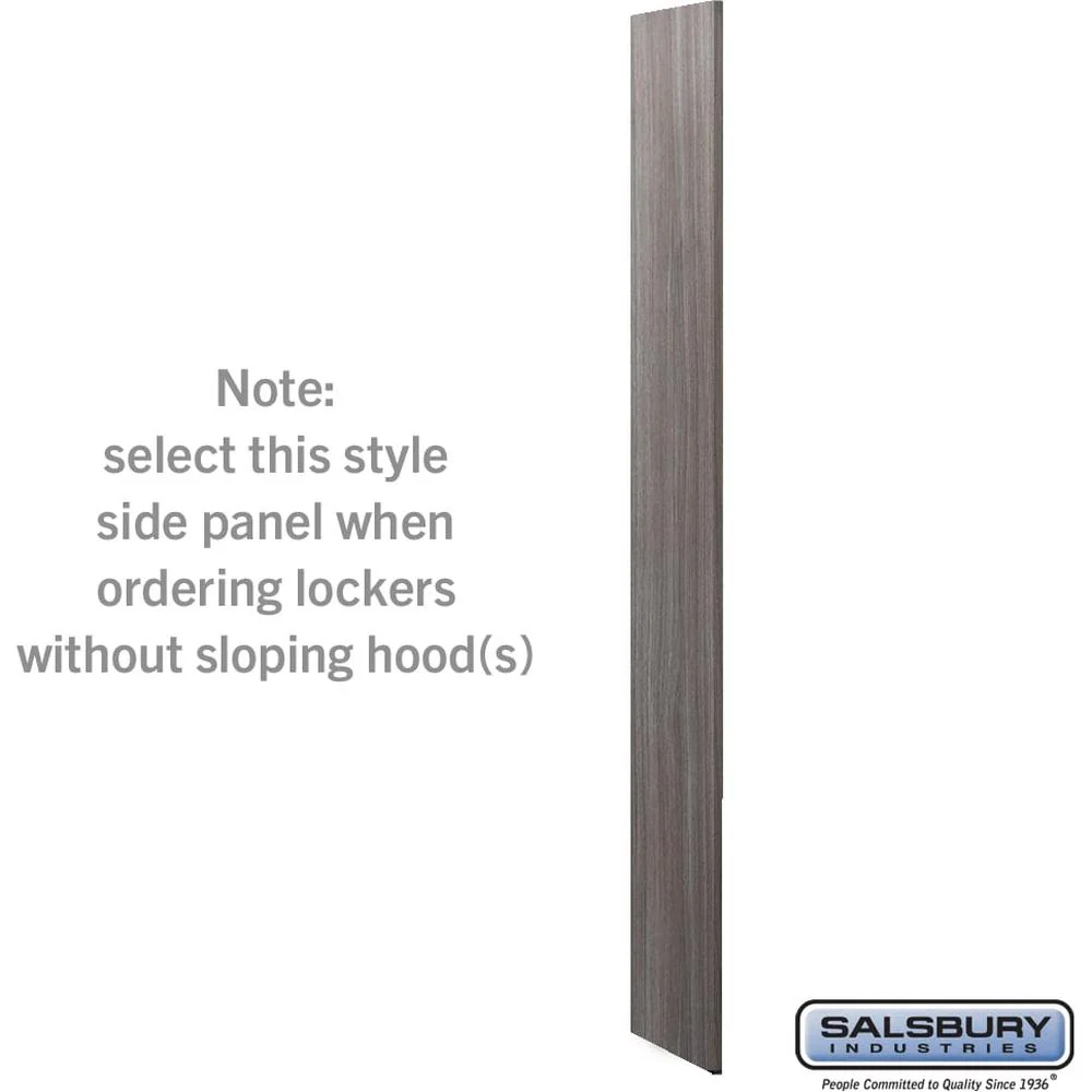 Side Panel - for 15 Inch Deep Premier Wood Locker - without Sloping Hood by Salsbury - Image 6