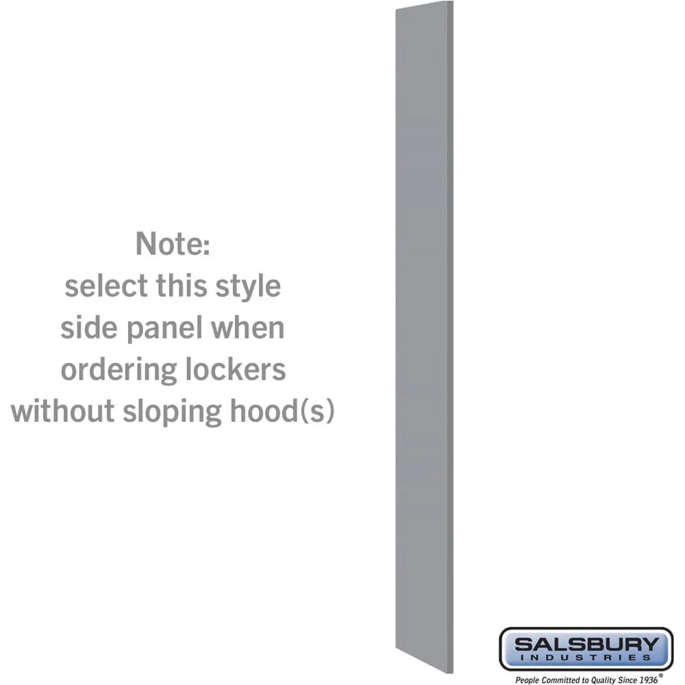 Side Panel - for 15 Inch Deep Premier Wood Locker - without Sloping Hood by Salsbury - Image 7