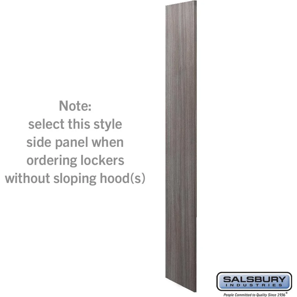 Side Panel - for 18 Inch Deep Premier Wood Locker - without Sloping Hood by Salsbury - Image 6