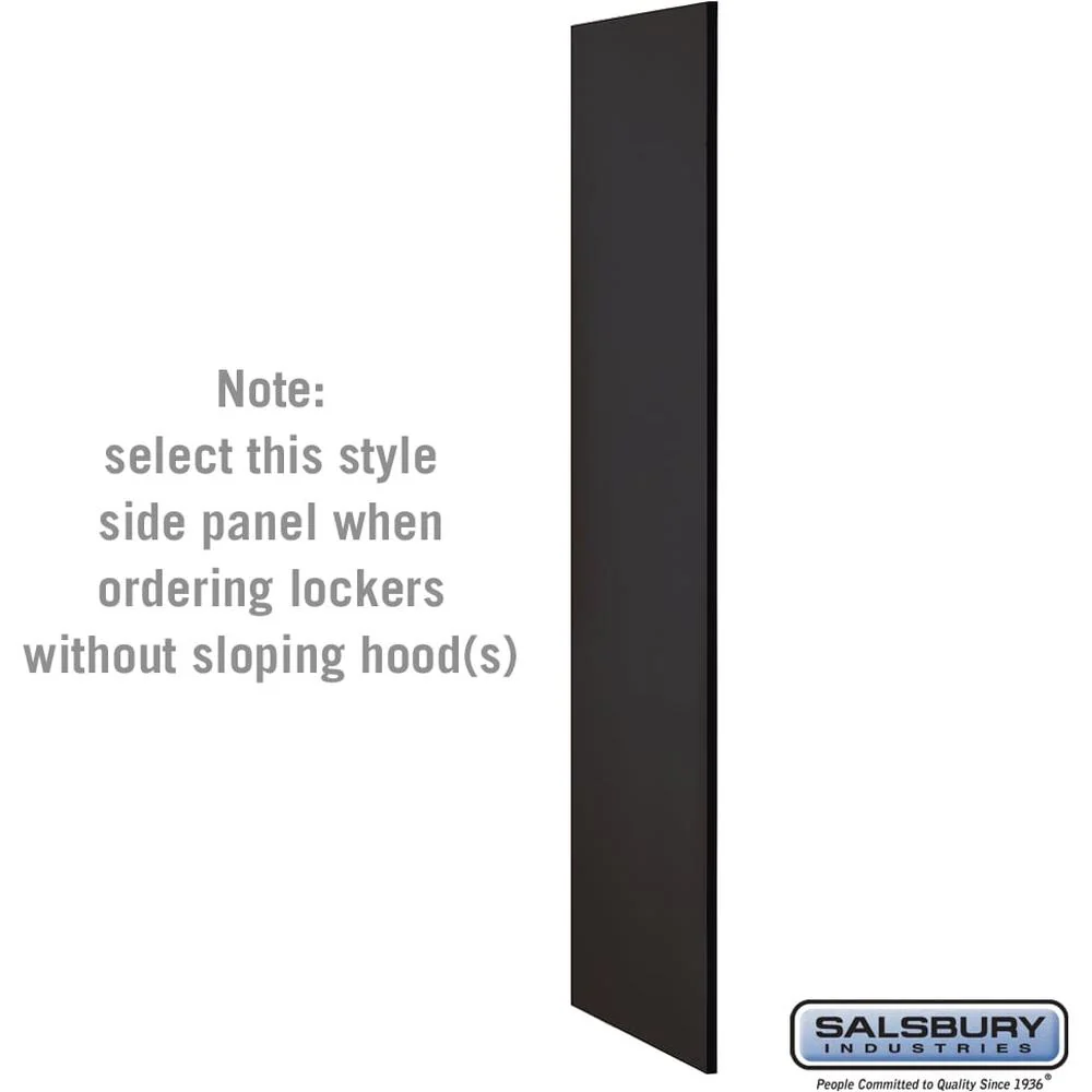 Side Panel - for 6 Feet High - 21 Inch Deep Designer Wood Locker - without Sloping Hood by Salsbury