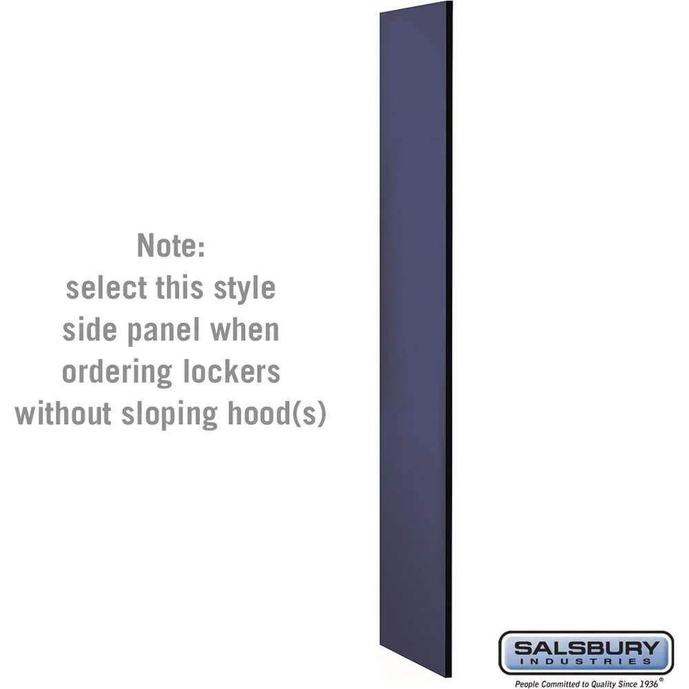 Side Panel - for Open Access Designer Locker and Designer Gear Locker - 18" Deep - without Sloping Hood by Salsbury - Image 3
