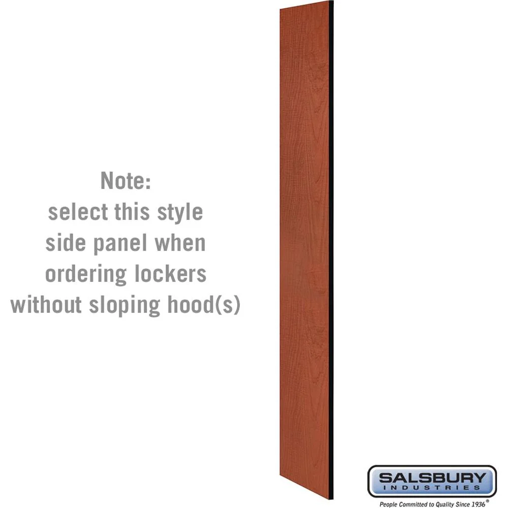 Side Panel - for Open Access Designer Locker and Designer Gear Locker - 18" Deep - without Sloping Hood by Salsbury - Image 4