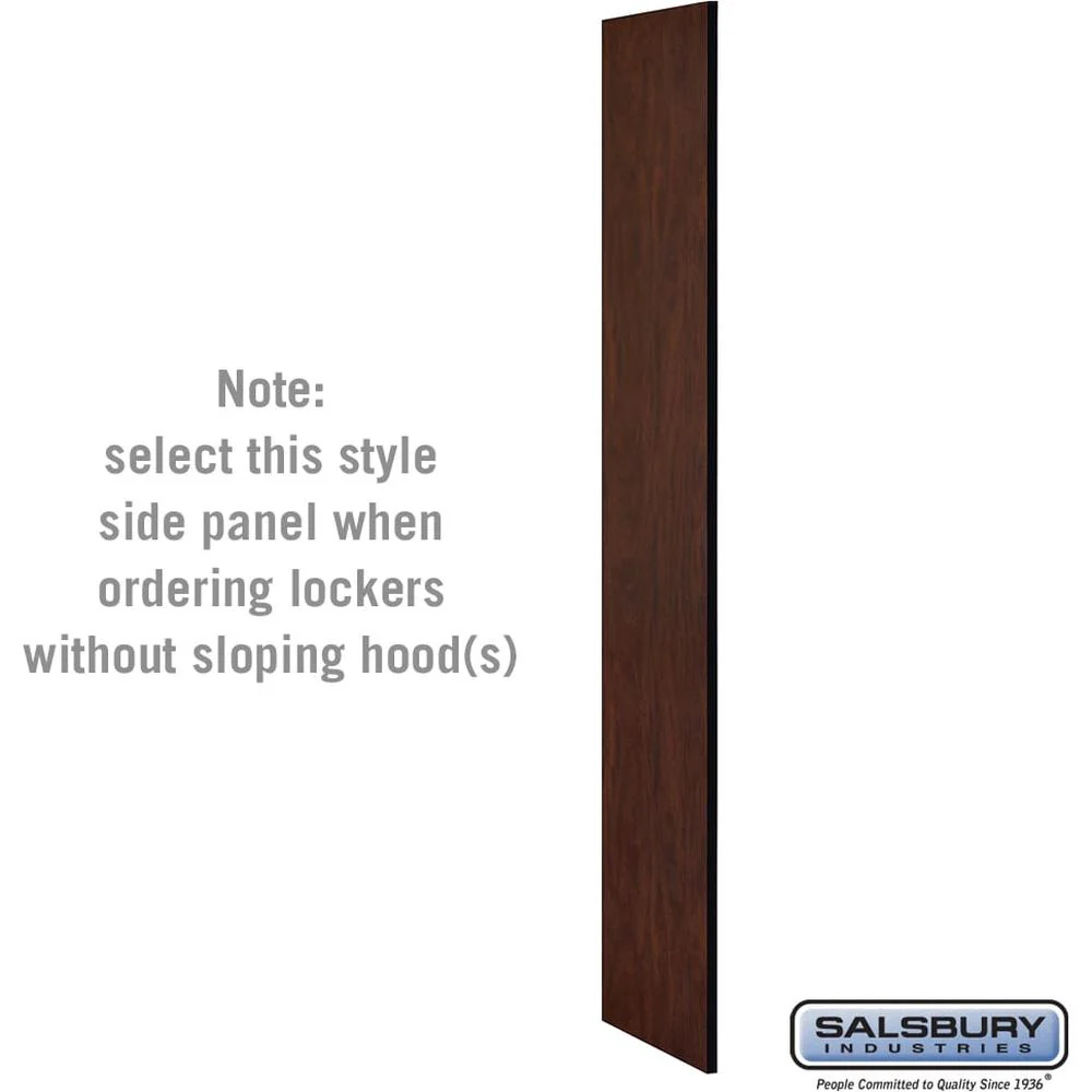 Side Panel - for Open Access Designer Locker and Designer Gear Locker - 18" Deep - without Sloping Hood by Salsbury - Image 6