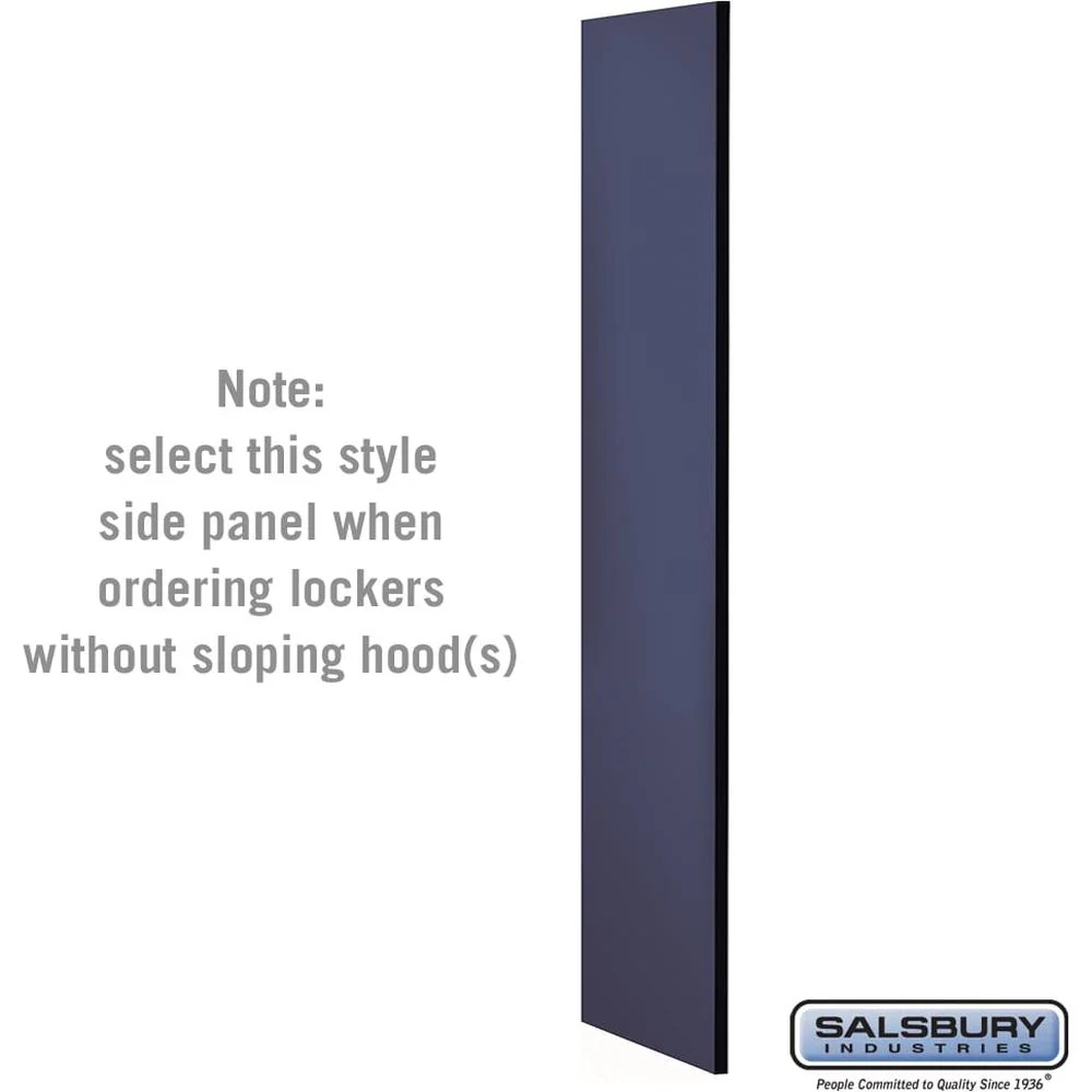 Side Panel - for Open Access Designer Locker and Designer Gear Locker - 24" Deep - without Sloping Hood by Salsbury - Image 3