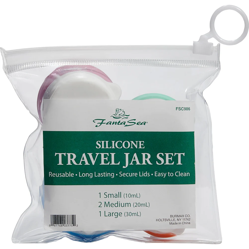 Silicone Travel Jar Set / 4 Jars by Fantasea - Image 2