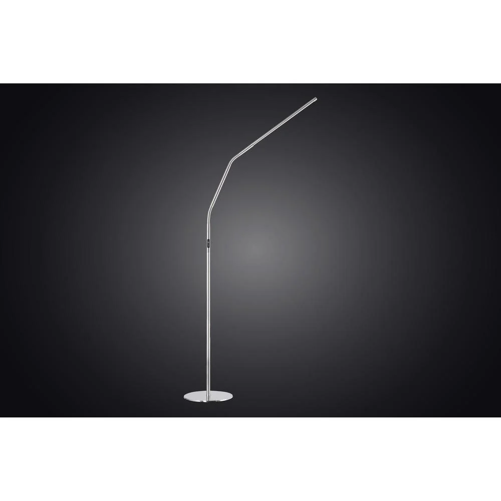 Slimline 4 Floor Lamp - Brushed Steel - The Perfect Manicure Lamp
