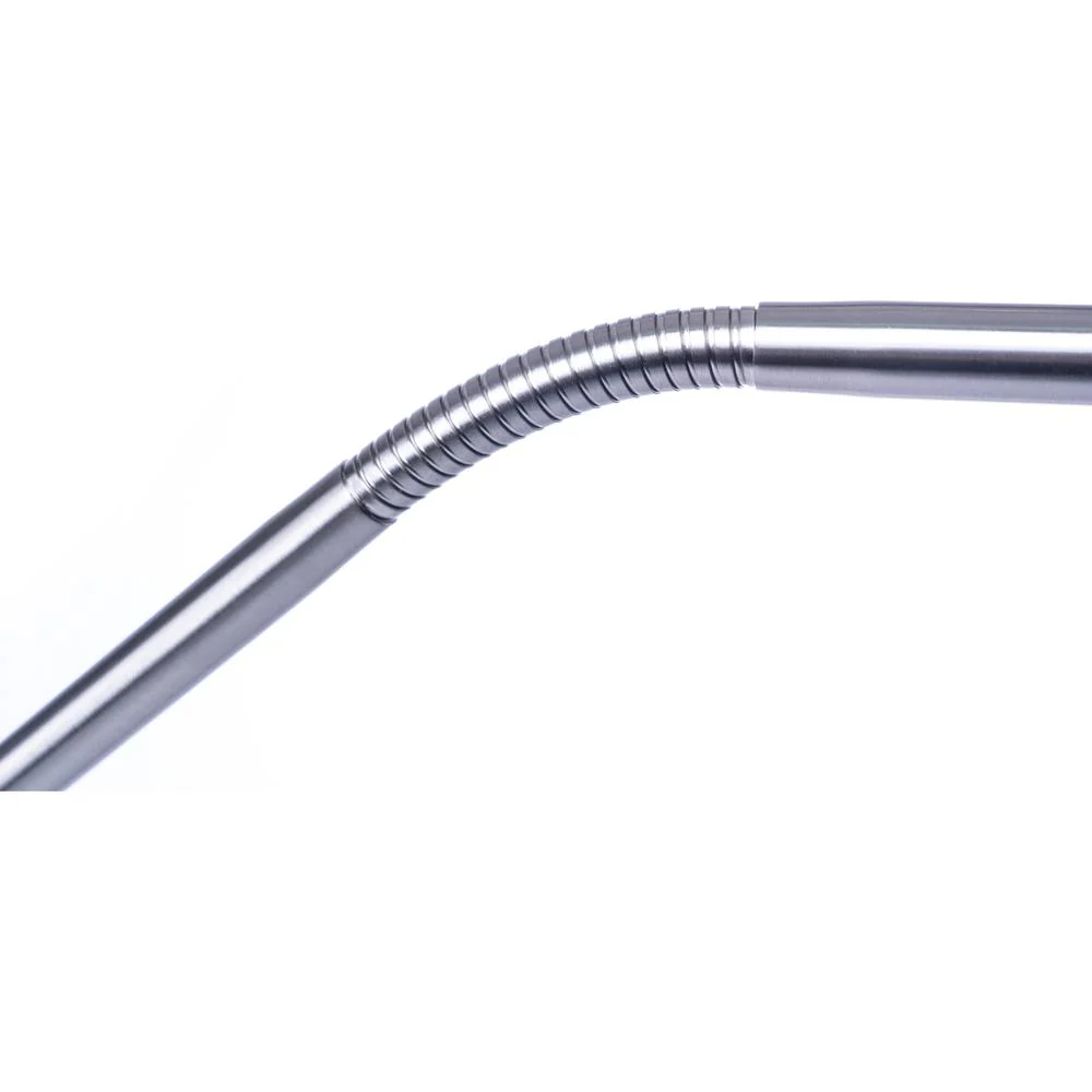 Slimline 4 Floor Lamp - Brushed Steel - The Perfect Manicure Lamp - Image 2
