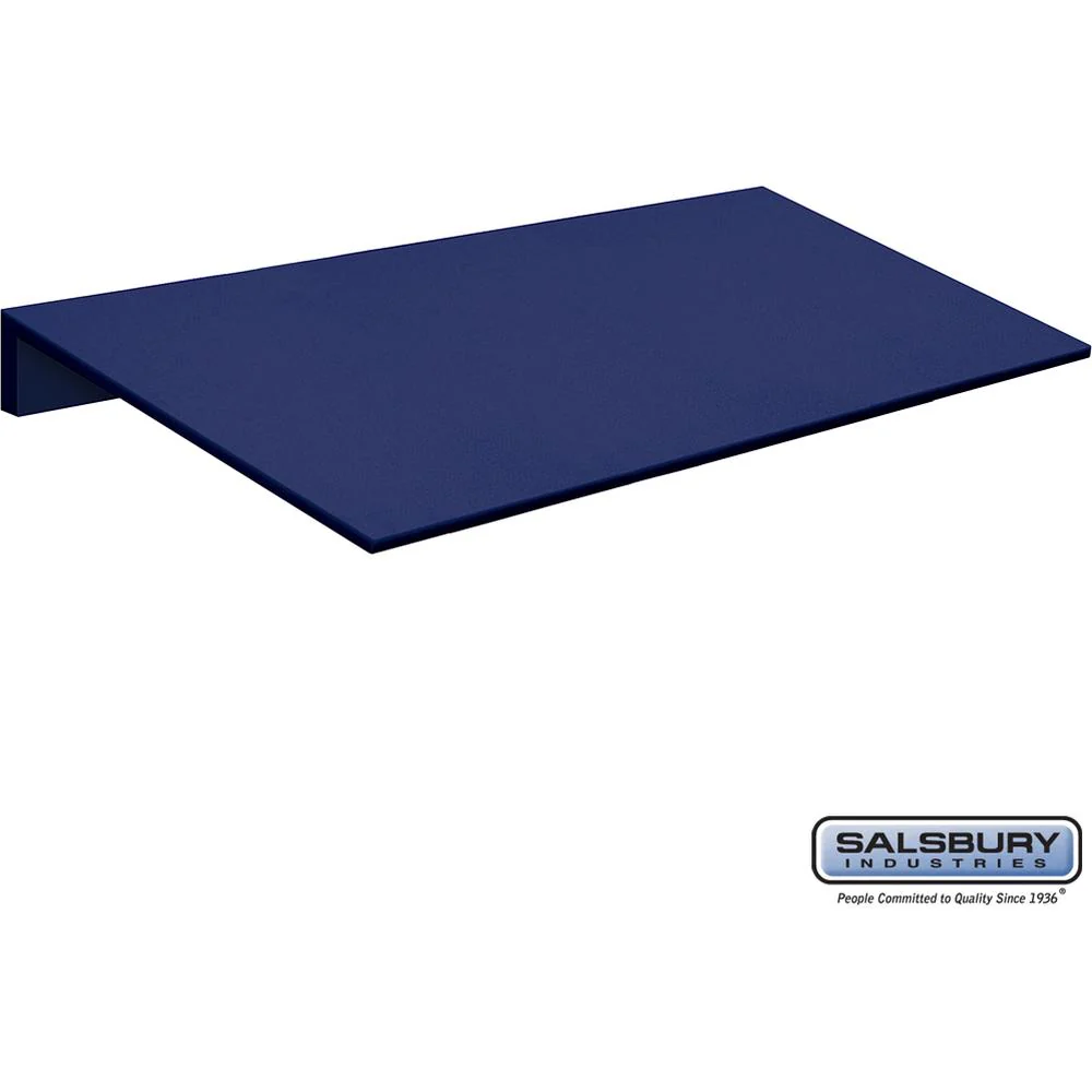 Sloping Hood - 15" Wide - for Heavy Duty Plastic Locker - 3 Wide by Salsbury