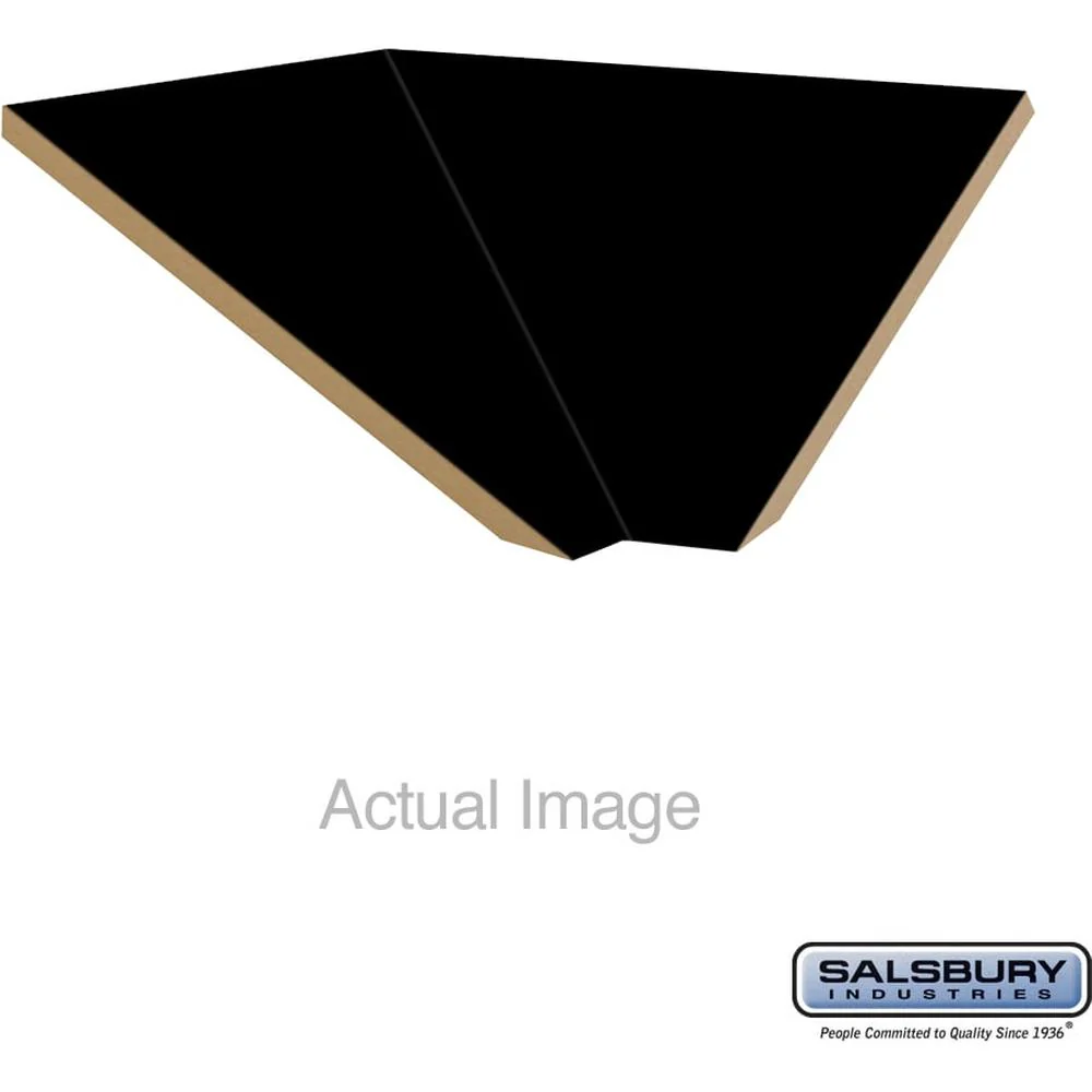 Sloping Hood Filler - Corner - for 18 Inch Deep Designer Wood Locker by Salsbury - Image 3