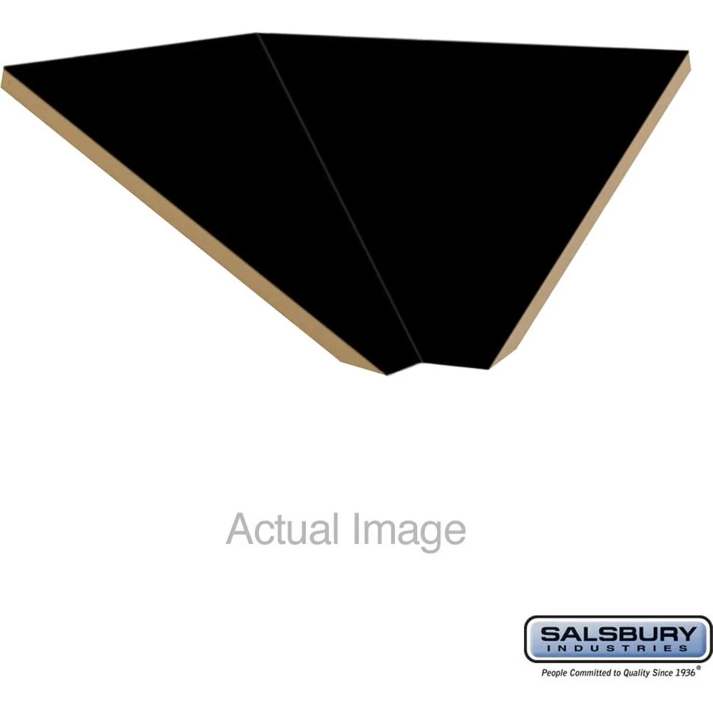 Sloping Hood Filler - Corner - for 21 Inch Deep Designer Wood Locker by Salsbury - Image 3