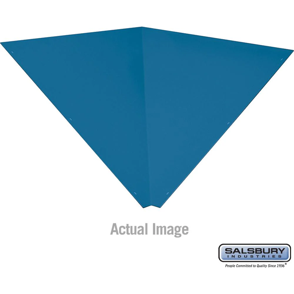 Sloping Hood Filler - Corner - for 21 Inch Deep Metal Locker by Salsbury - Image 3