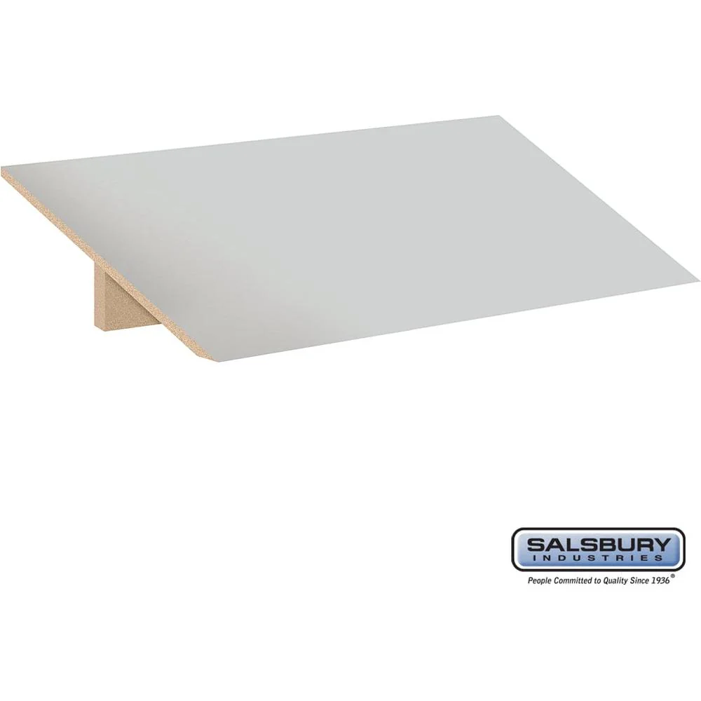 Sloping Hood - for 12" Wide - 18 Inch Deep Designer Wood Locker - 3 Wide by Salsbury - Image 6