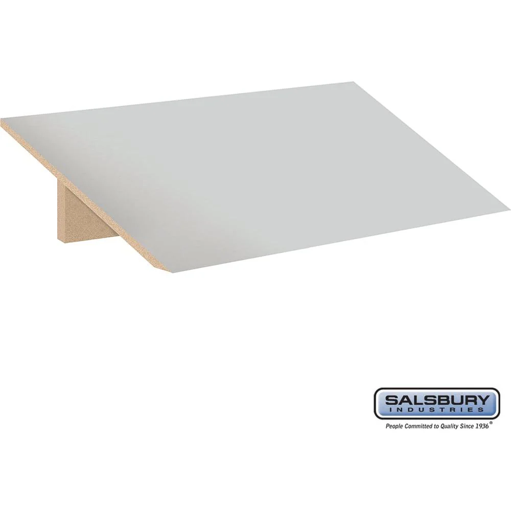 Sloping Hood - for 12" Wide - 21 Inch Deep Designer Wood Locker - 3 Wide by Salsbury - Image 6