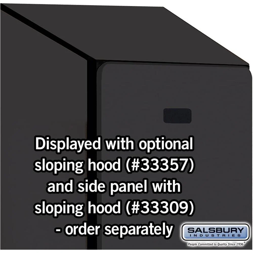 Sloping Hood - for 15 Inch Deep Designer Locker - 1 Wide by Salsbury - Image 3