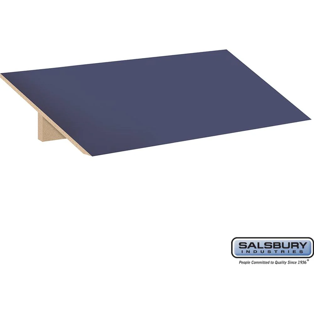 Sloping Hood - for 15" Wide - 18 Inch Deep Designer Wood Locker - 3 Wide by Salsbury - Image 4