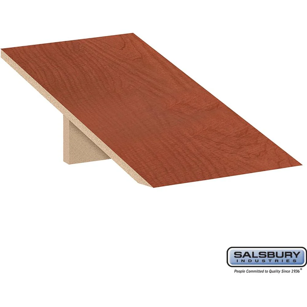Sloping Hood - for 15" Wide - 21 Inch Deep Designer Wood Locker - 1 Wide by Salsbury - Image 5