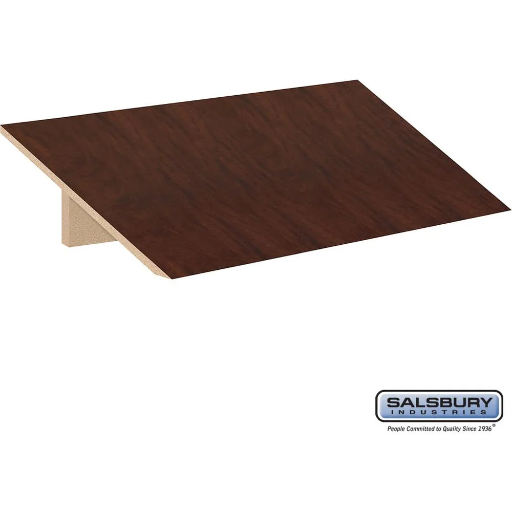 Sloping Hood - for 15" Wide - 24 Inch Deep Designer Wood Locker - 3 Wide by Salsbury - Image 7