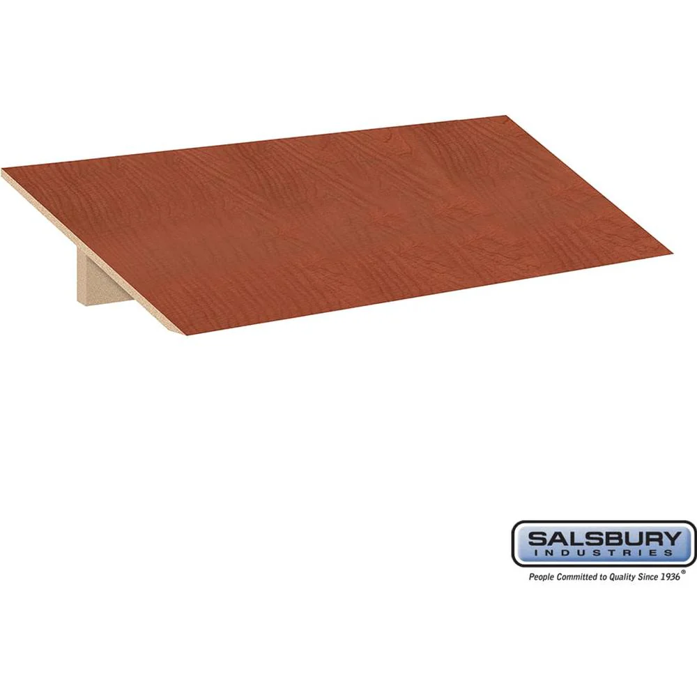 Sloping Hood - for 18" Wide - 18 Inch Deep Designer Wood Locker - 3 Wide by Salsbury - Image 5