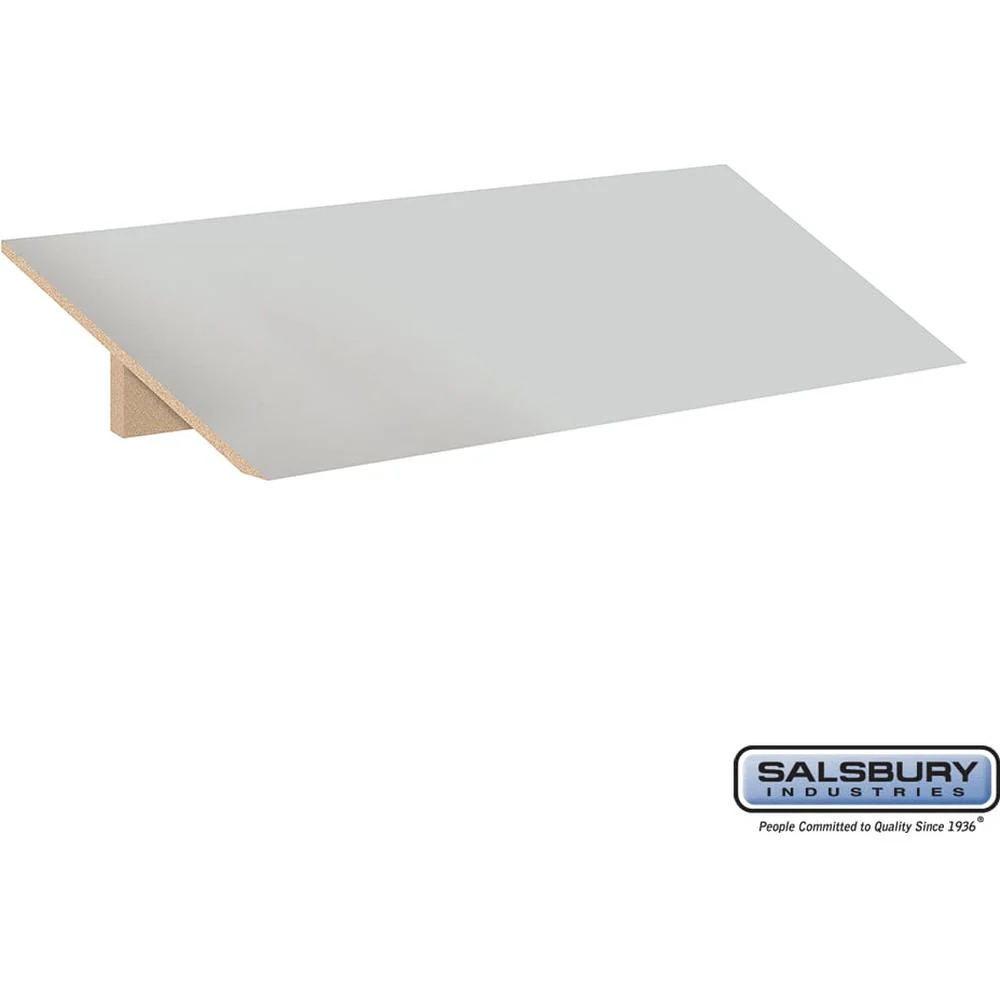 Sloping Hood - for 18" Wide - 18 Inch Deep Designer Wood Locker - 3 Wide by Salsbury - Image 6
