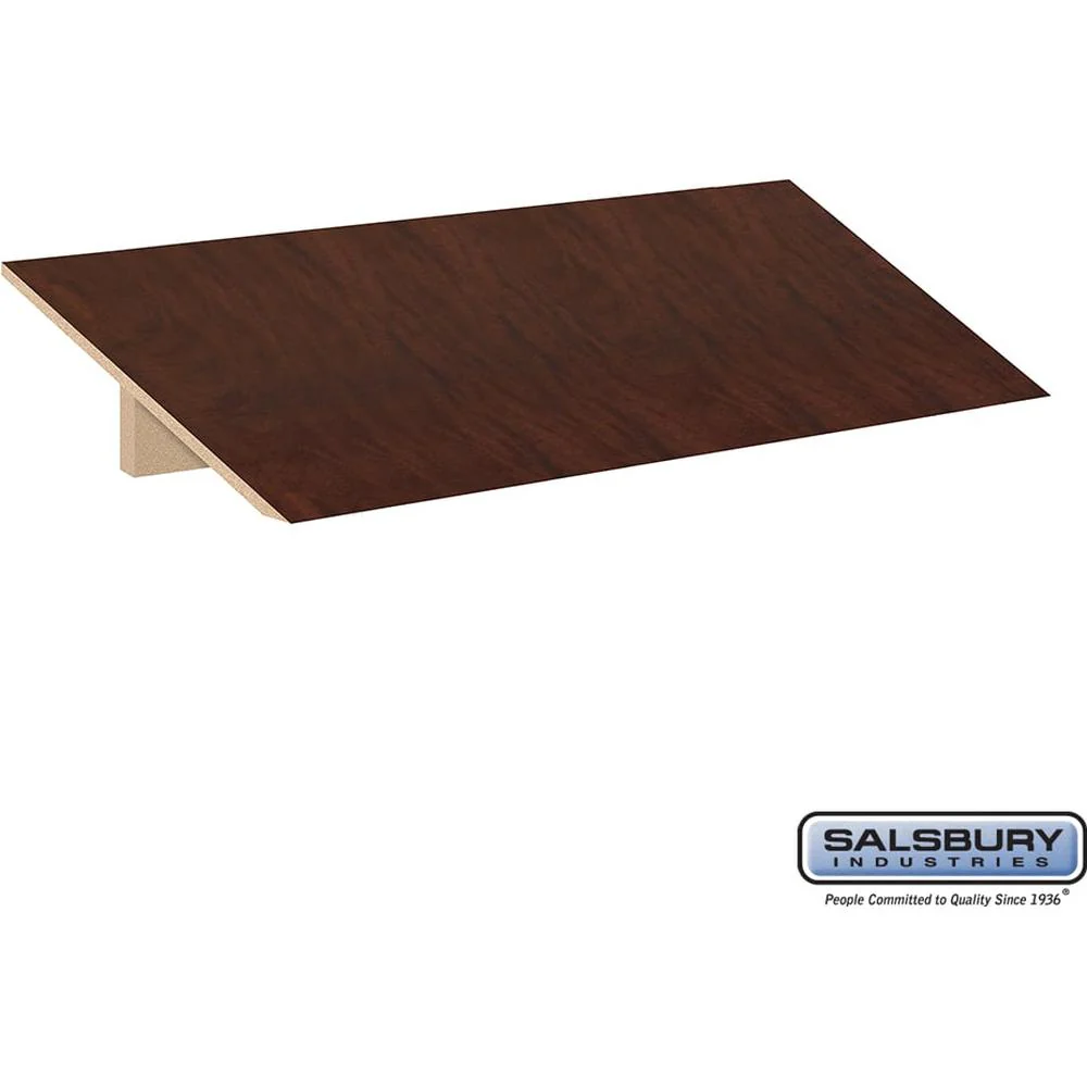 Sloping Hood - for 18" Wide - 18 Inch Deep Designer Wood Locker - 3 Wide by Salsbury - Image 7