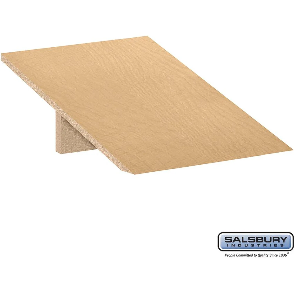 Sloping Hood - for 18" Wide - 21 Inch Deep Designer Wood Locker - 1 Wide by Salsbury - Image 8