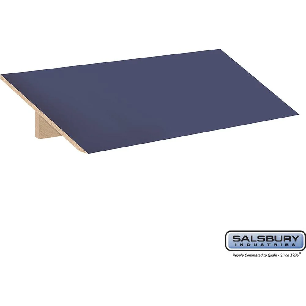 Sloping Hood - for 18" Wide - 21 Inch Deep Designer Wood Locker - 3 Wide by Salsbury - Image 4