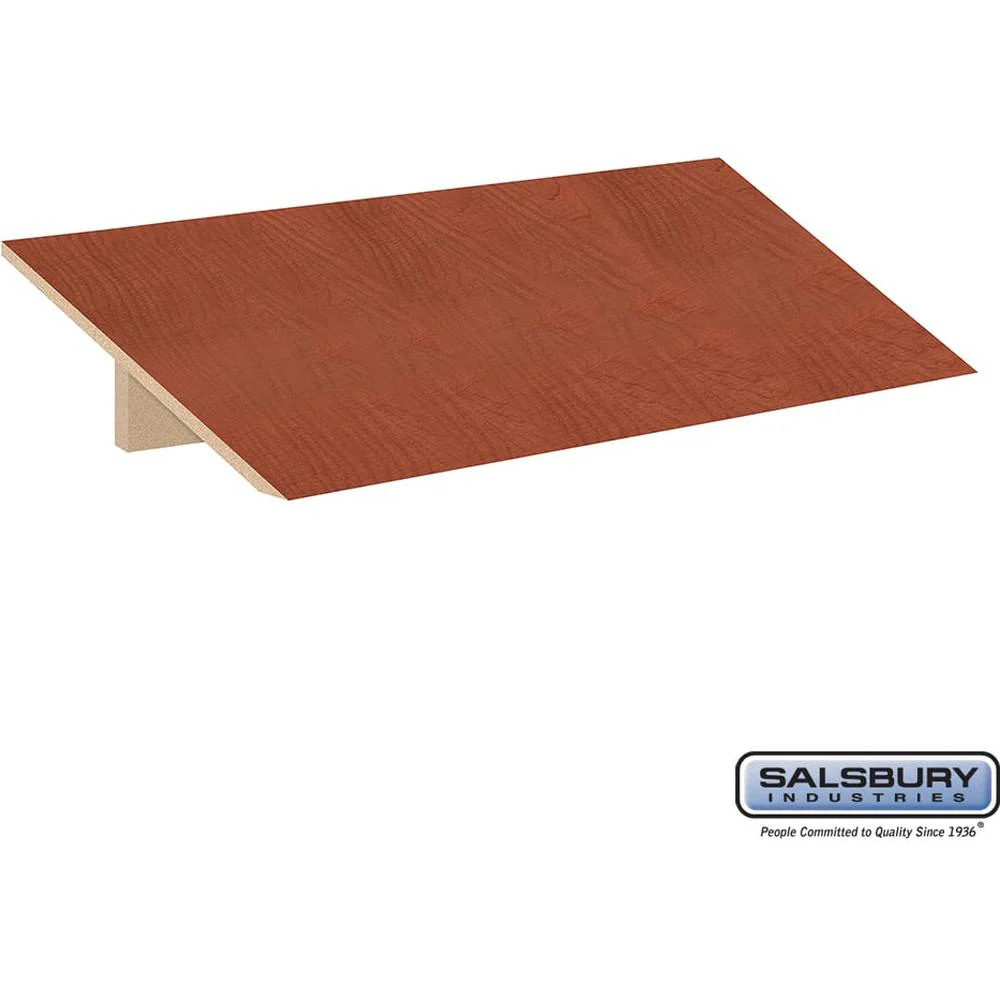 Sloping Hood - for 18" Wide - 21 Inch Deep Designer Wood Locker - 3 Wide by Salsbury - Image 5