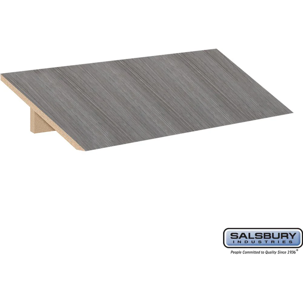 Sloping Hood - for 18" Wide - 21 Inch Deep Premier Wood Locker - 3 Wide by Salsbury - Image 7