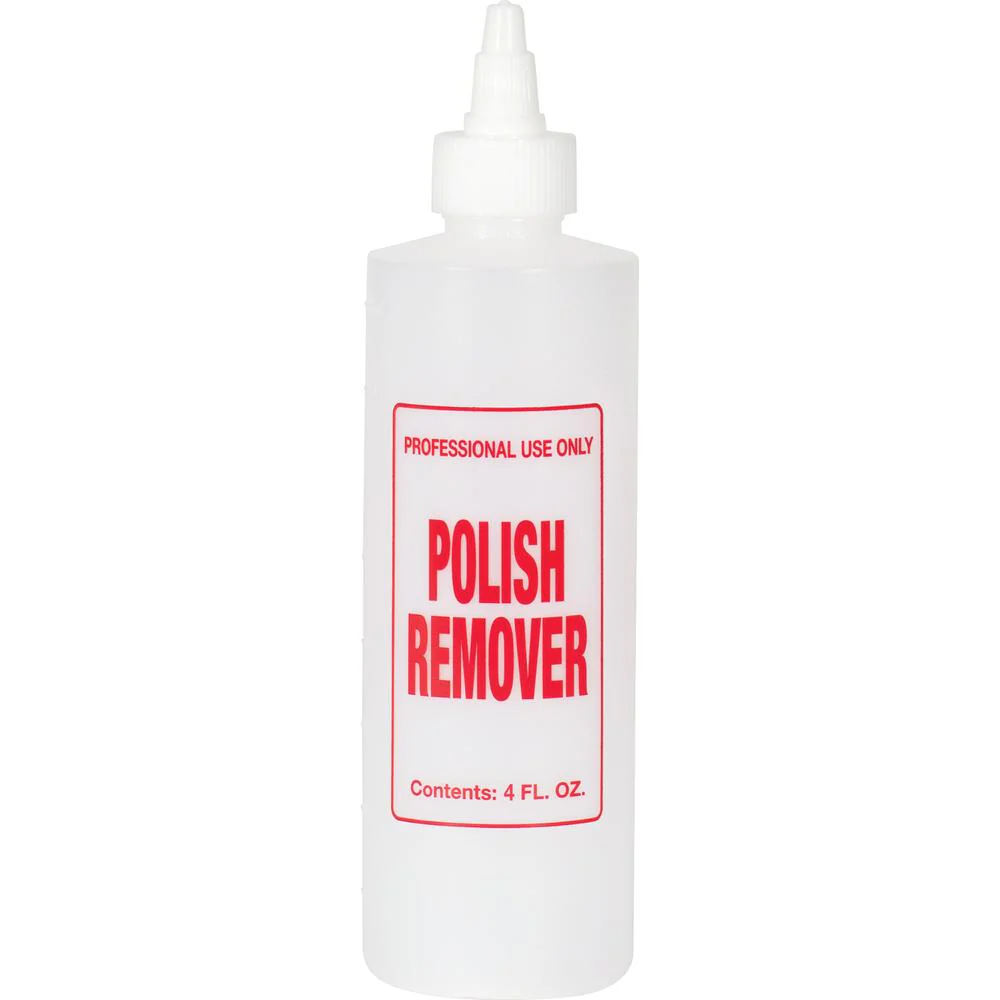 Imprinted Twist Top Bottle by Soft 'N Style - Polish Remover, 4 oz. - Imprinted Bottle Has a Twist Top and Is Conveniently Pre-Labeled For Easy Identification