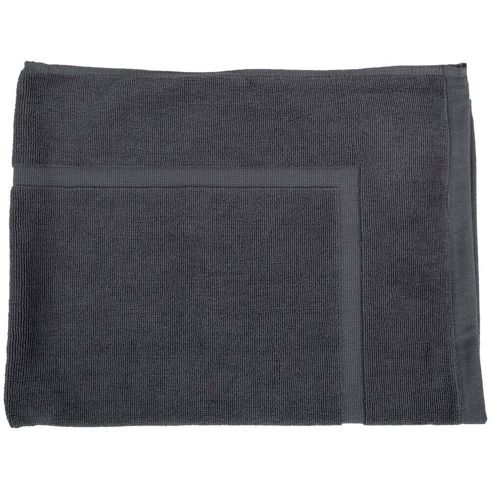Sposh Locker Room Bath Mat - 100% Combed Ring Spun Cotton 600 GSM - SLATE GREY / 25"W x 30"L