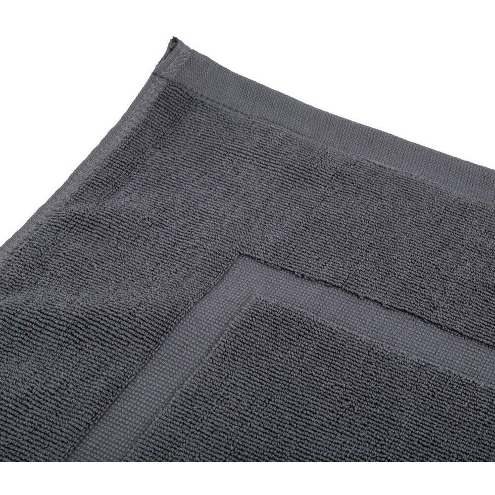 Sposh Locker Room Bath Mat - 100% Combed Ring Spun Cotton 600 GSM - SLATE GREY / 25"W x 30"L - Image 2