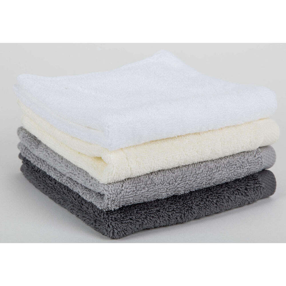 Sposh Luxury Terry Wash Cloth - 100% Combed Ring Spun Cotton 600 GSM - SLATE GREY / 11" x 11" - Image 3