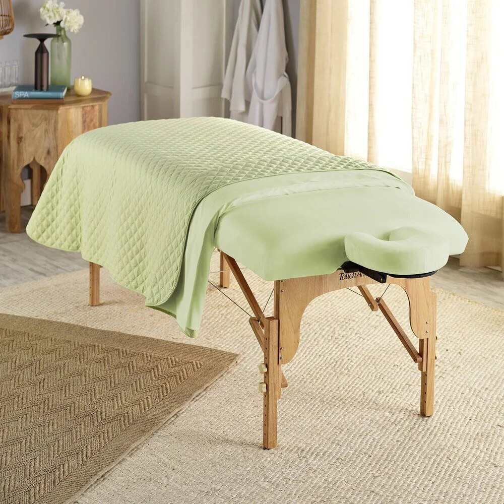 Sposh Microfiber Sheet - Traditional FITTED Sheet with Elastic / Greenery / 32.5"W x 73"L x 6.5"D Pocket - Image 3