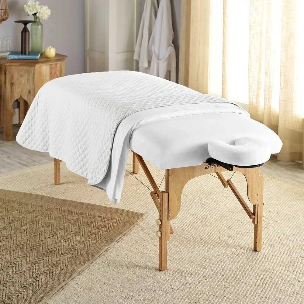 Sposh Microfiber Sheet - Traditional FITTED Sheet with Elastic / White / 32.5"W x 73"L x 6.5"D Pocket - Image 3