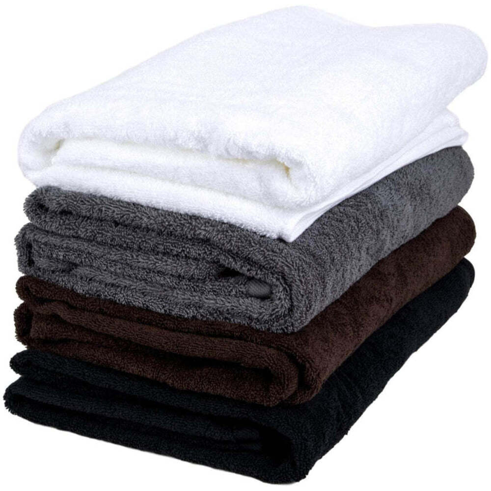 Sposh Treatment Room Terry Bath Sheet - 100% Ring Spun Cotton 400 GSM - WHITE / 30"W x 60"L - Image 2