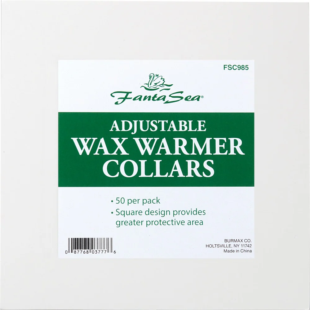 Square Wax Warmer Collars / 50 Pack by Fantasea - Image 2