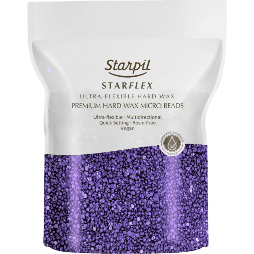 StarFlex Malva Ultra-Flexible Hard Wax Beads - 10 lbs. / Rosin Free & Vegan by Starpil