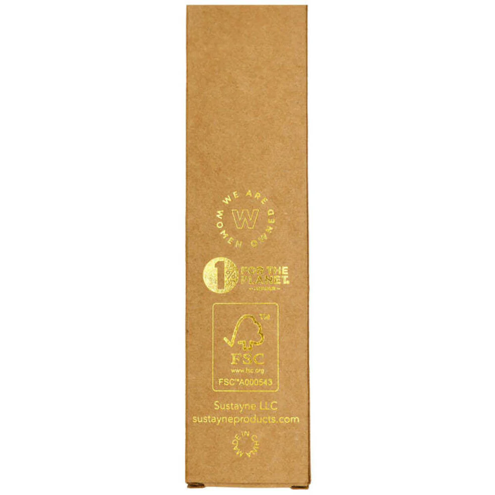 Sustayne Hair Comb - Bamboo - 5" / Case of 250 Count - Individually Packaged - Image 2